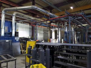 Полный цикл изготовления, линия покраски комплектующих ЧКЗ